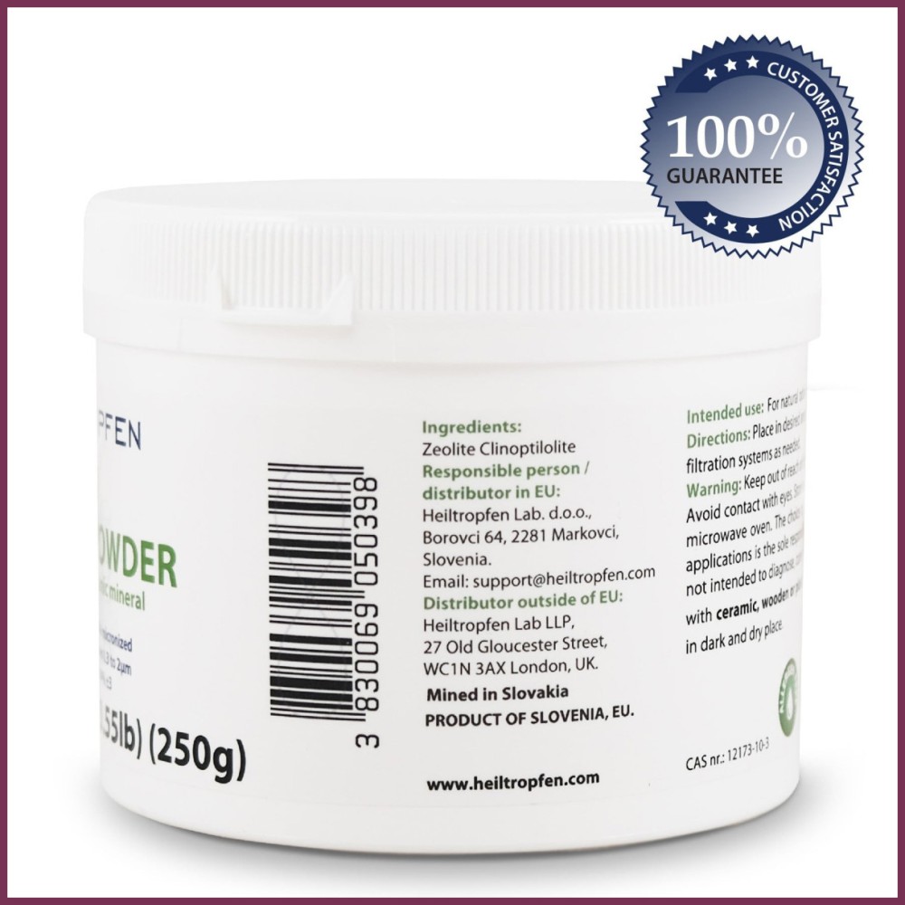 Zeolite clinoptilolite 3xTMA 250g
