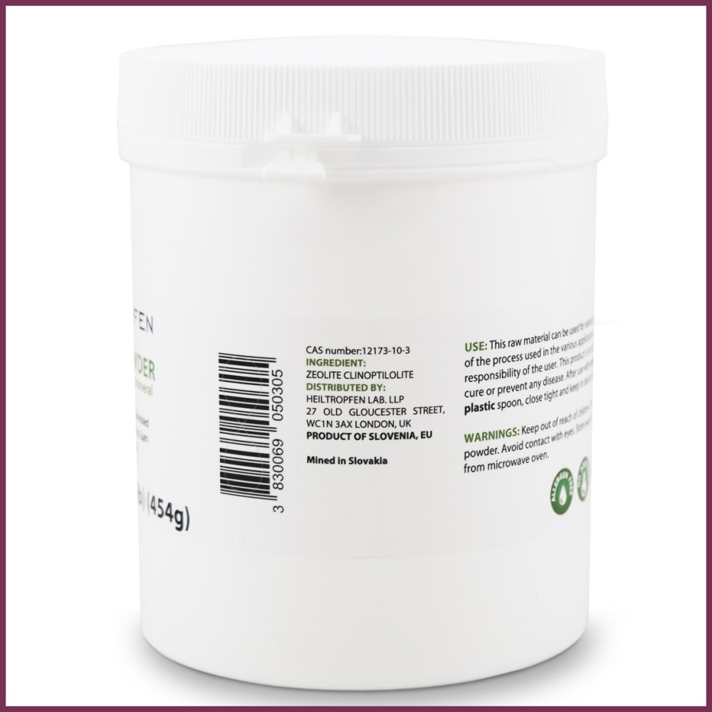 Zeolite clinoptilolite 3xTMA 454g