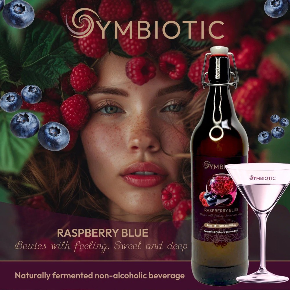 RASPBERRY BLUE - МАЛИНА·ГОЛУБИКА   (БУГЕЛЬНАЯ БУТЫЛКА) 1L