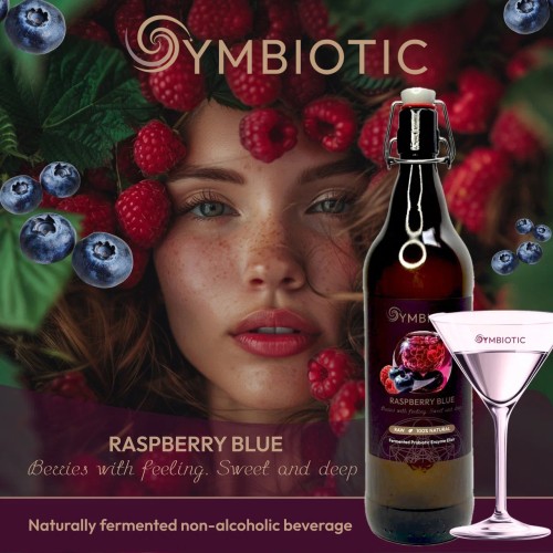RASPBERRY BLUE - МАЛИНА·ГОЛУБИКА   (БУГЕЛЬНАЯ БУТЫЛКА) 1L